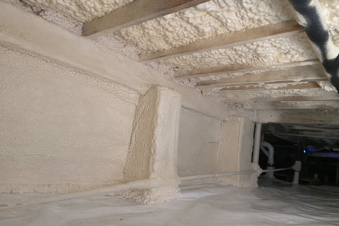Crawl space insulation